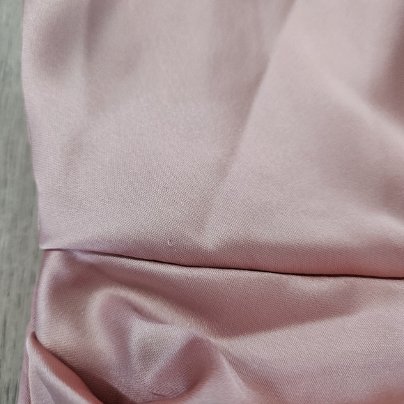 Cupshe NWT, One Shoulder Dress, Blush Pink, Size Small - Picture 16 of 16